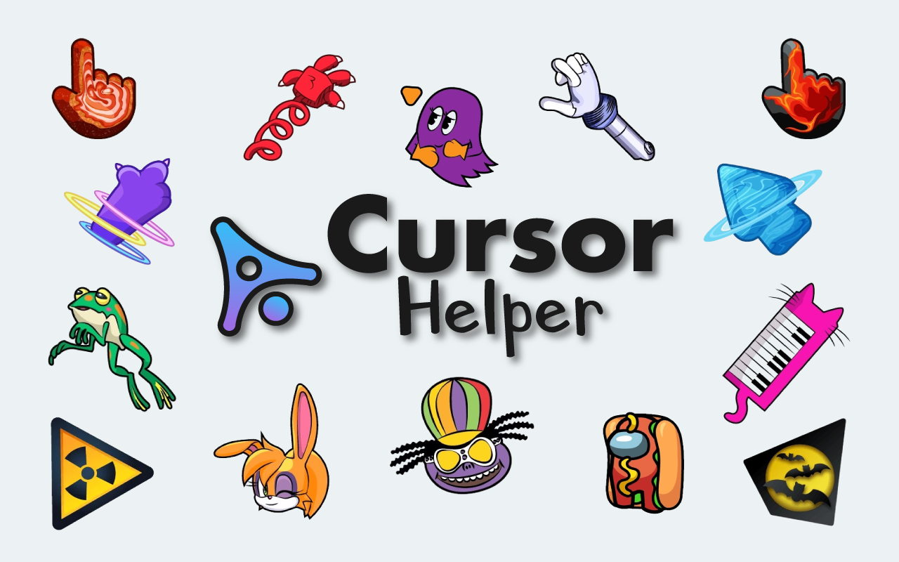 Cursor helper custom cursor for chrome extension