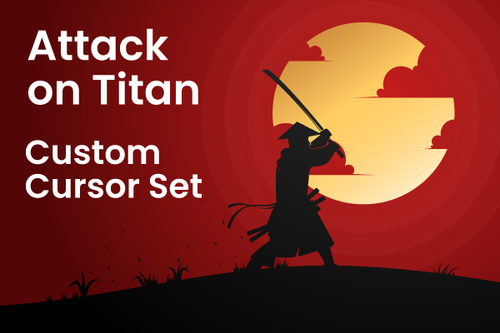 Attack on Titan Custom Cursor Set