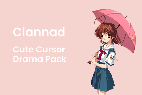 Clannad Cute Cursor Drama Pack