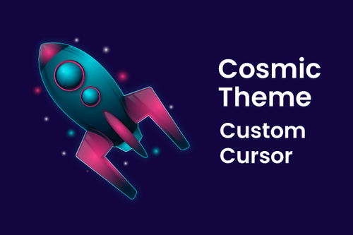 Custom Cursor for Windows App Cosmic Theme