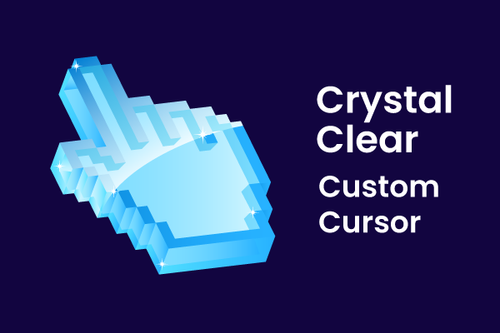 Custom Cursor for Windows 11 Crystal Clear