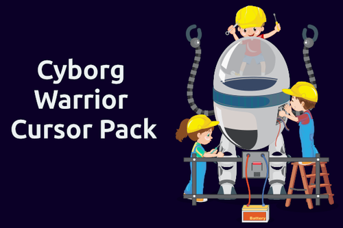 Cyborg Warrior Cursor Pack