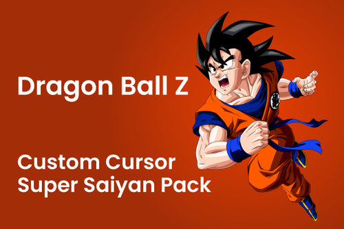 Dragon Ball Z Custom Cursor Super Saiyan Pack