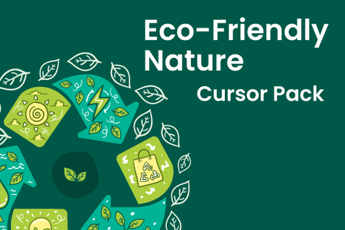 Eco-Friendly Nature Cursor Pack