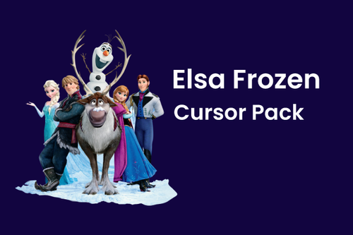 Elsa Frozen Cursor Pack