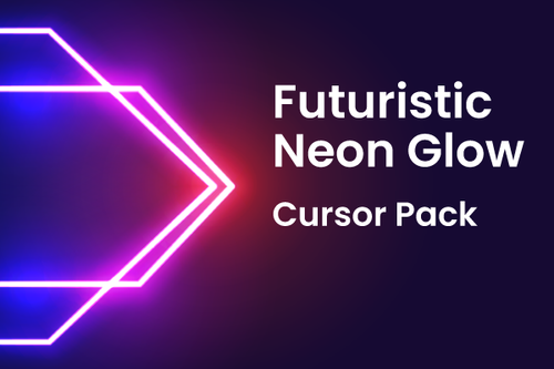 Futuristic Neon Glow Cursor Pack