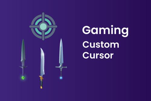 Gaming Custom Cursor for Windows 10