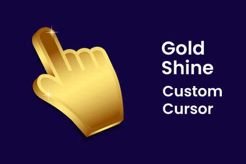 Custom Cursor for Windows 11 Gold Shine