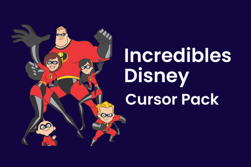 Incredibles Disney Cursor Pack