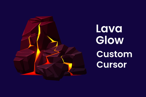 Custom Cursor for Windows App Lava Glow