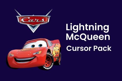 Lightning McQueen Cars Cursor Pack