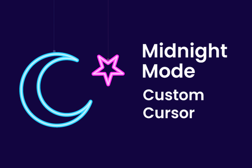 Custom Cursor for Windows 11 Midnight Mode