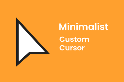 Minimalist Custom Cursor for Windows 10