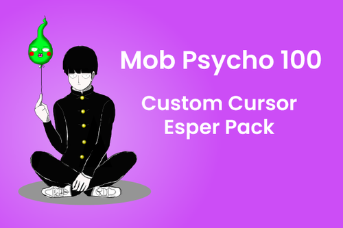 Mob Psycho 100 Custom Cursor Esper Pack