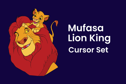 Mufasa Lion King Cursor Set