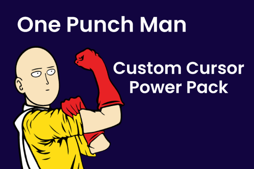 One Punch Man Custom Cursor Power Pack