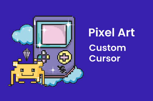 Pixel Art Custom Cursor for Windows 10