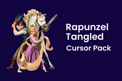 Rapunzel Tangled Cursor Pack