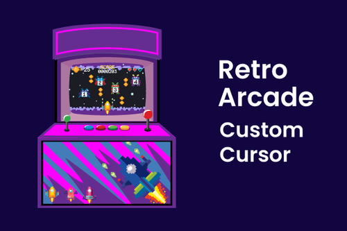 Custom Cursor for Windows App Retro Arcade