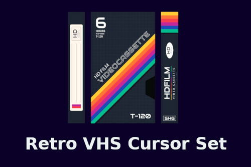 Retro VHS Cursor Set