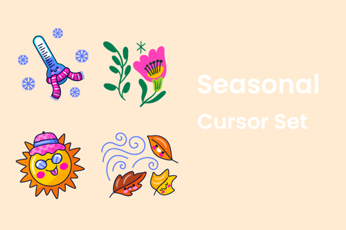 Seasonal Cursor Set