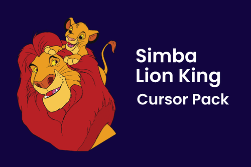 Simba Lion King Cursor Pack