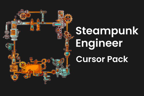 Steampunk Engineer Cursor Pack