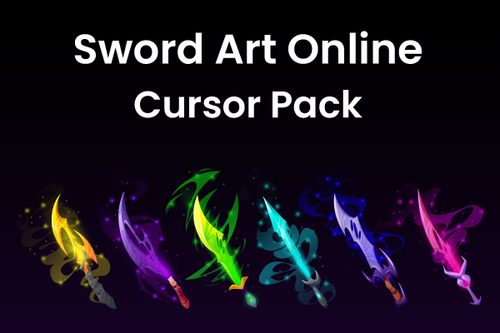 Sword Art Online Cursor Pack