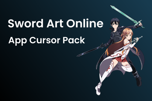 Sword Art Online App Cursor Pack