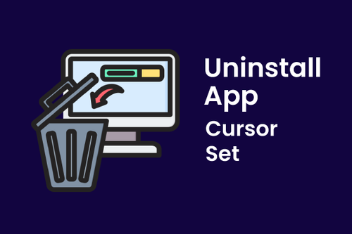 Uninstall App Cursor Set