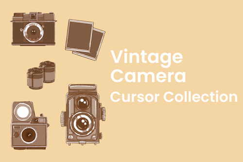 Vintage Camera Cursor Collection