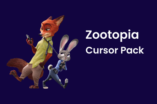 Zootopia Nick and Judy Cursor Pack