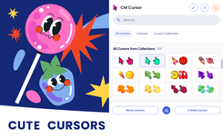 cute cursor extension